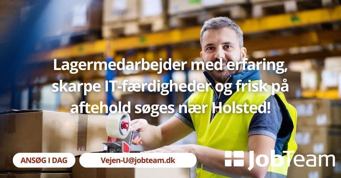 Lagermedarbejder søges til aftenhold nær Holsted